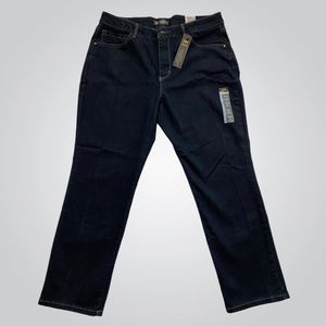 Lee Instantly Slims : Dark Denim: Straight Leg: Relaxed Fit: Petite 14 SHORT
